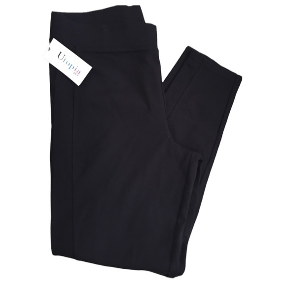 NWT Utopia by HUE Seamed Active Wear Leggings Pants. Size L - Picture 4 of 5